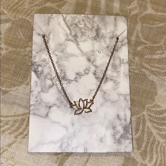 Jewelry - 5/$20 Lotus Necklace